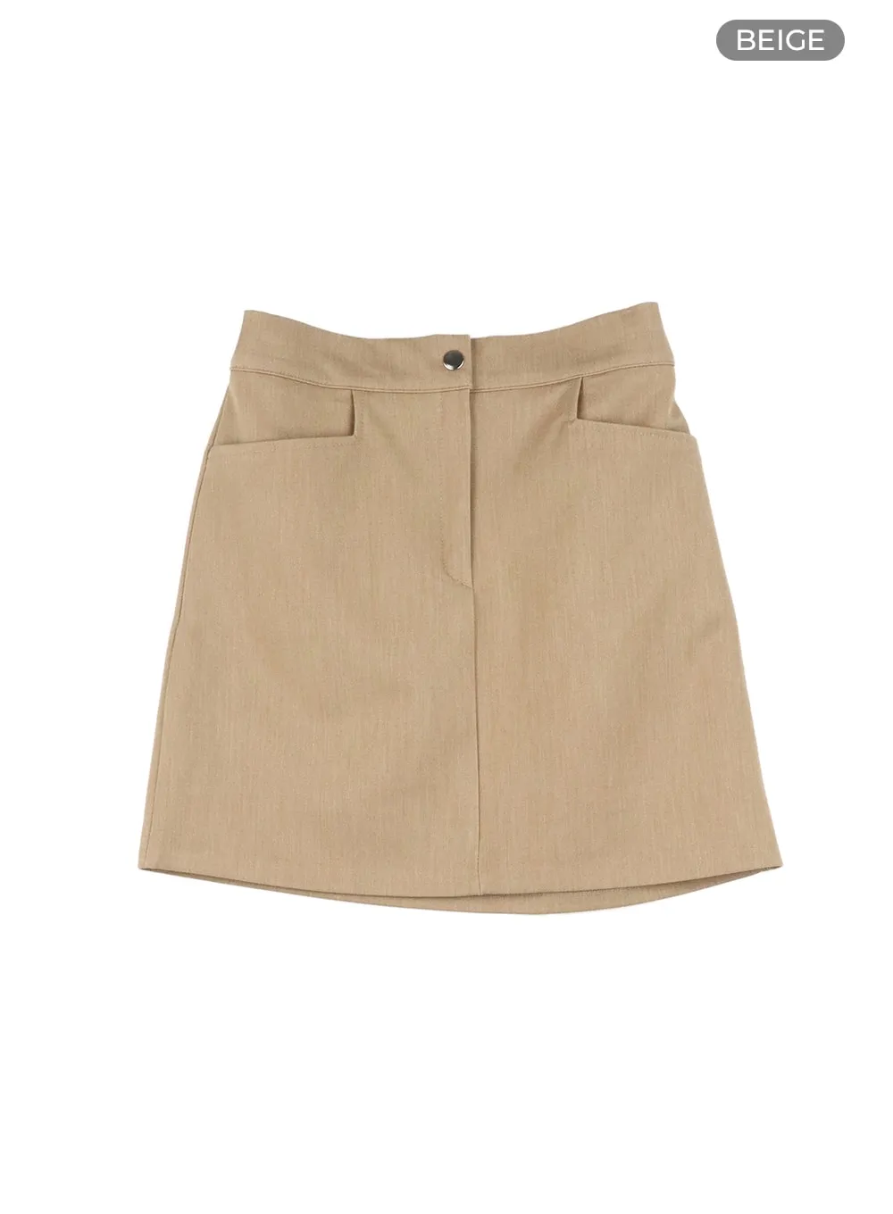 Solid Chic Mini Skirt OM421