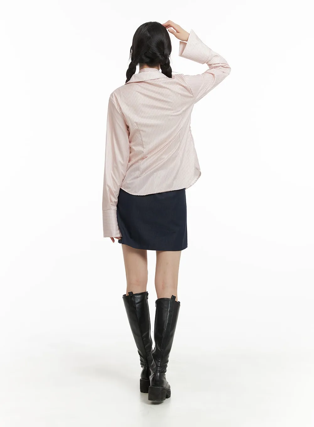 Solid Chic Mini Skirt OM421