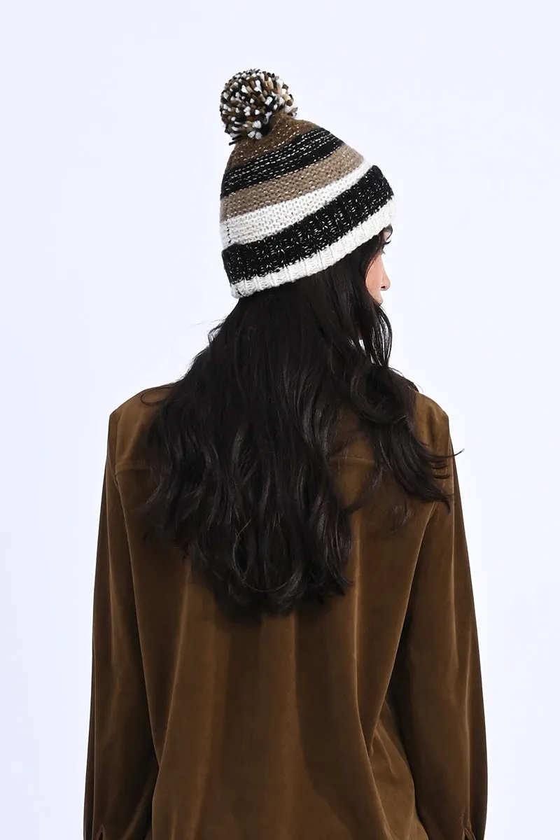 Stripe Knit Hat