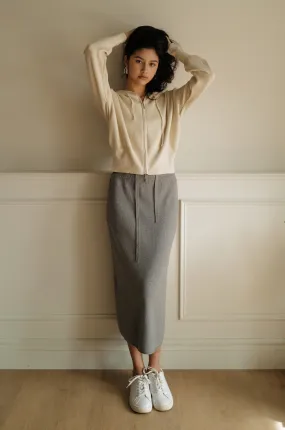 The bund knit skirt