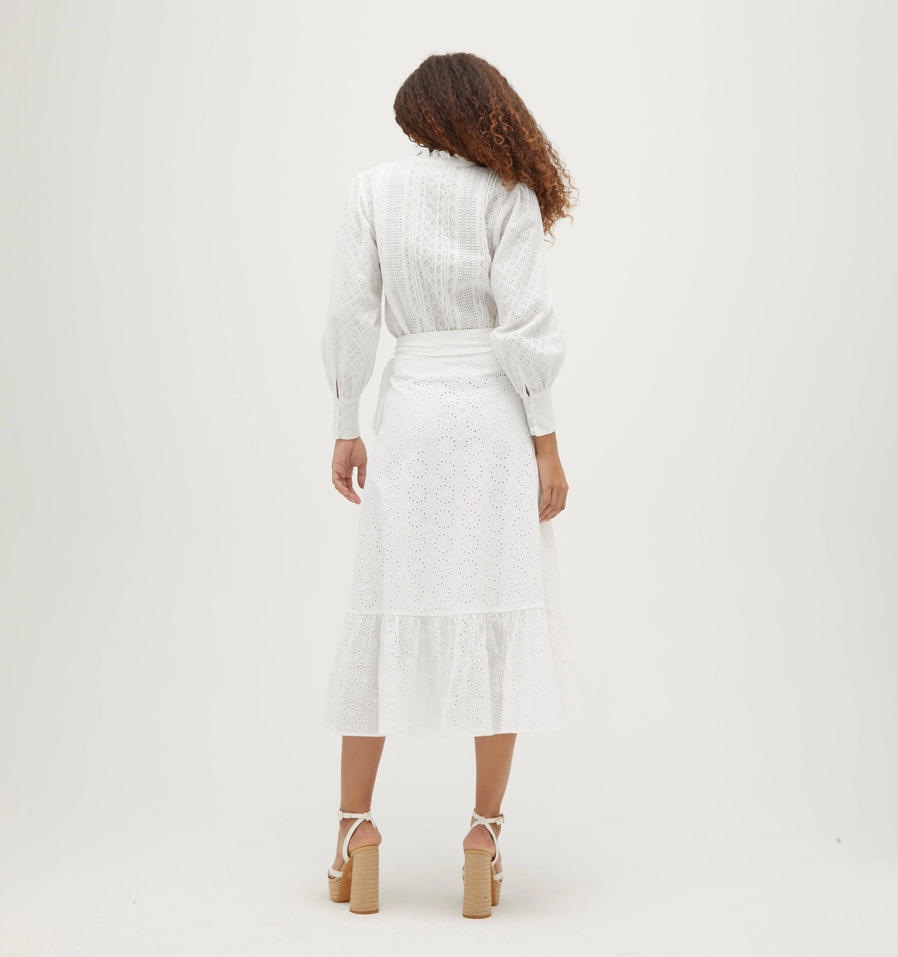 The Mirabel Skirt - White Eyelet