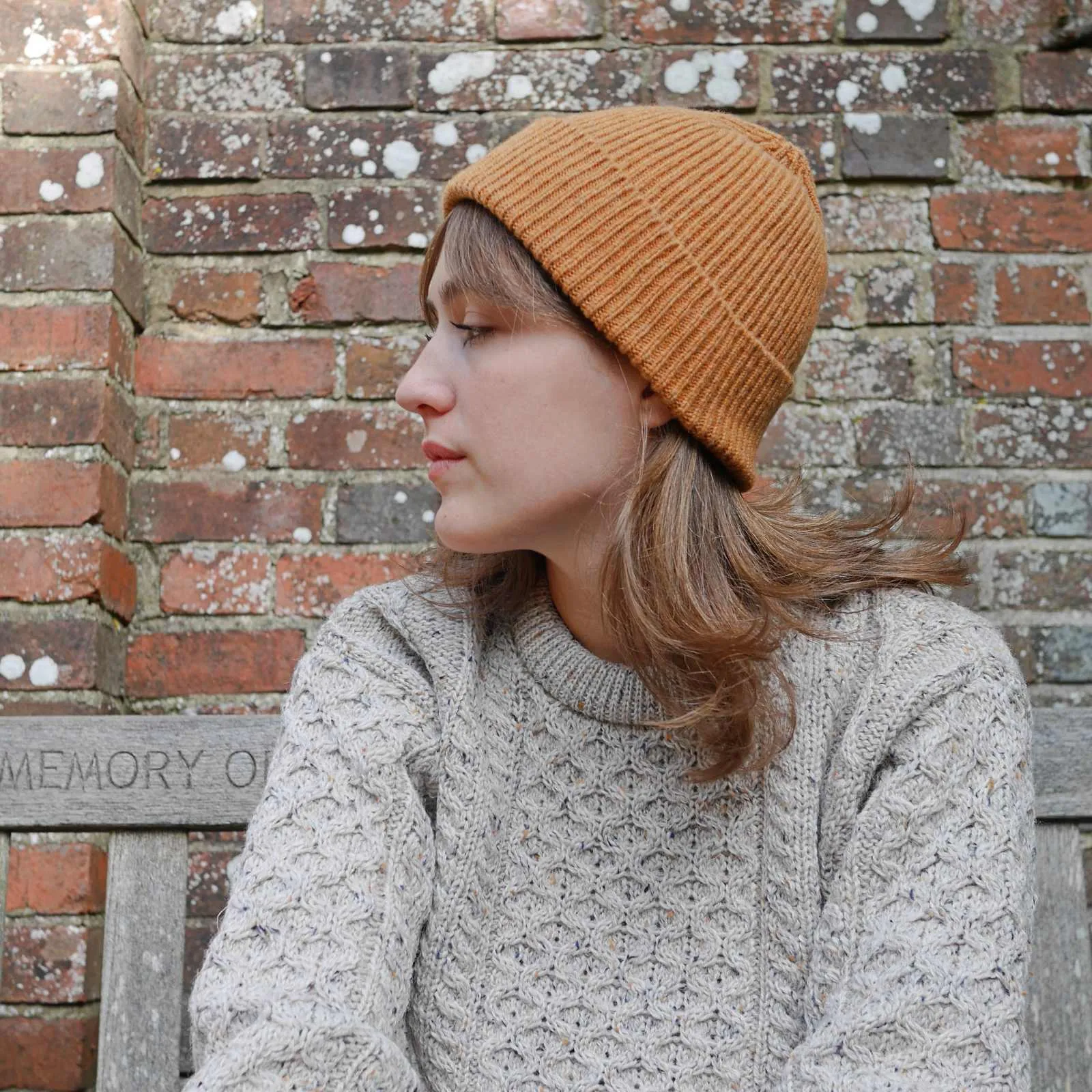 Unisex Wool Ribbed Hat