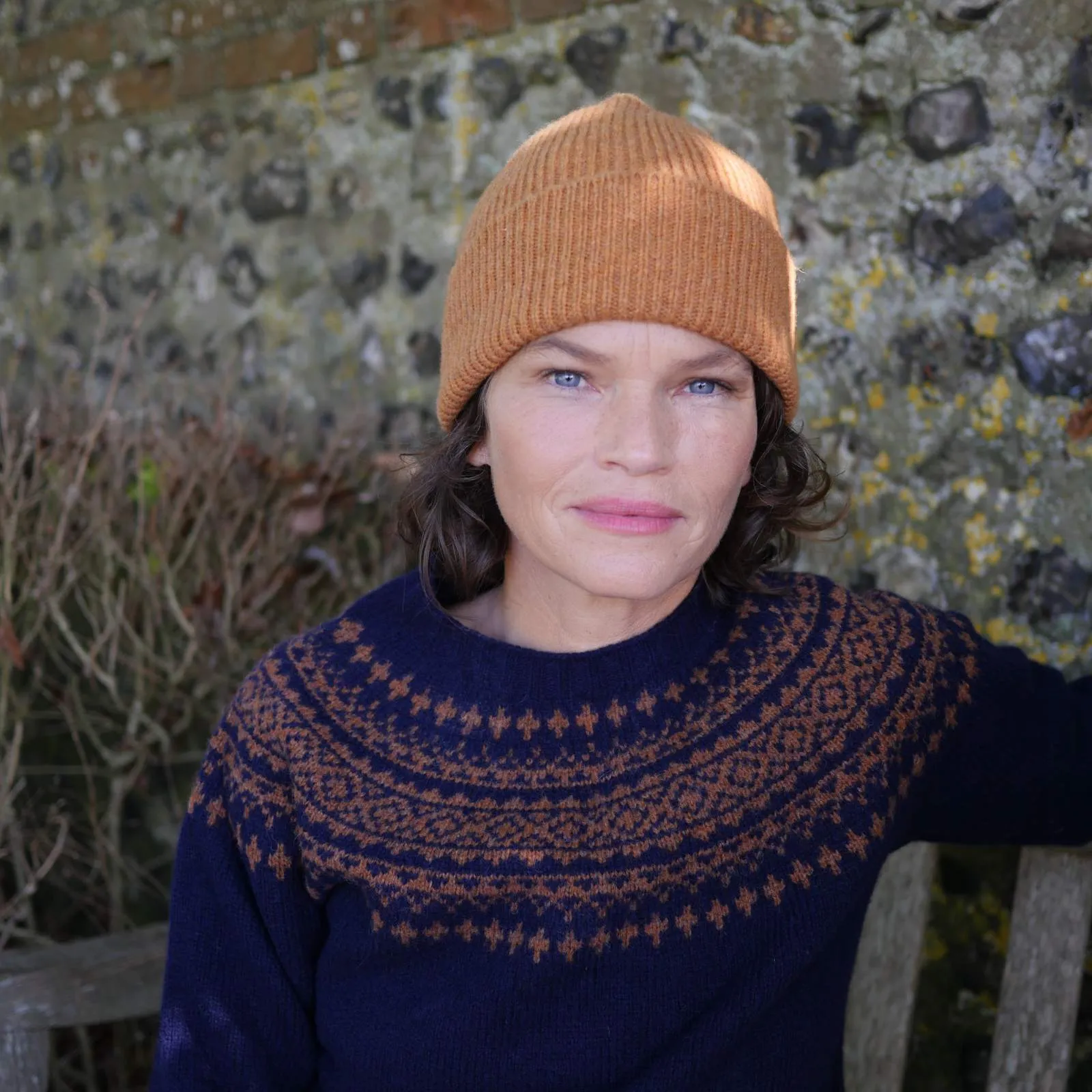 Unisex Wool Ribbed Hat