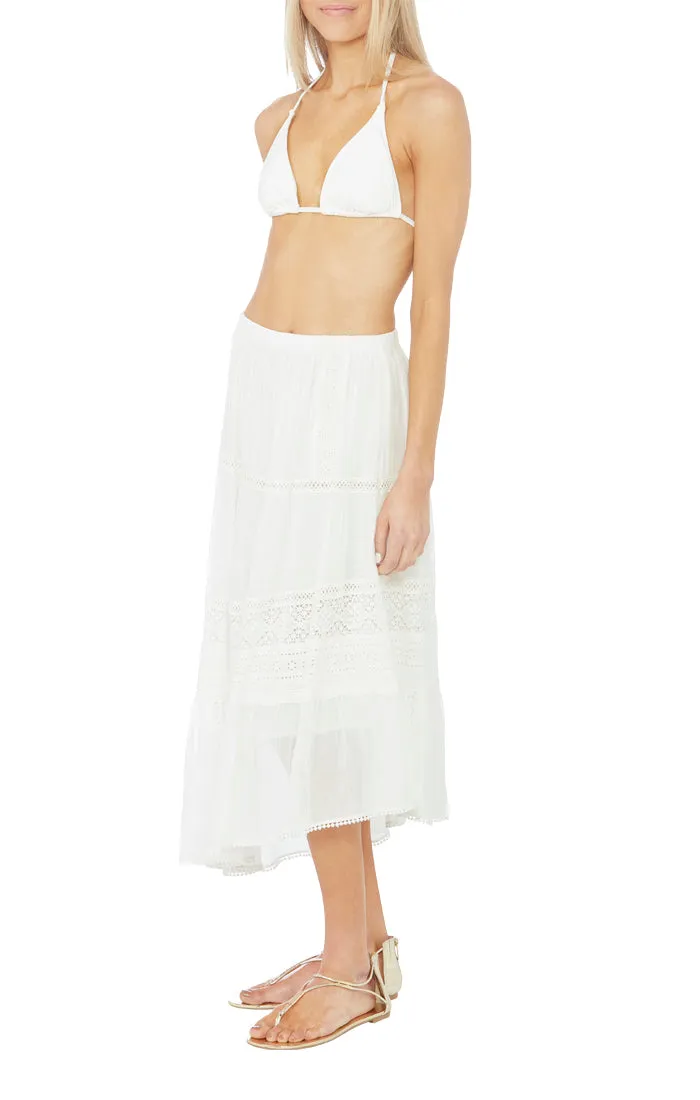 Vincentina Skirt - White