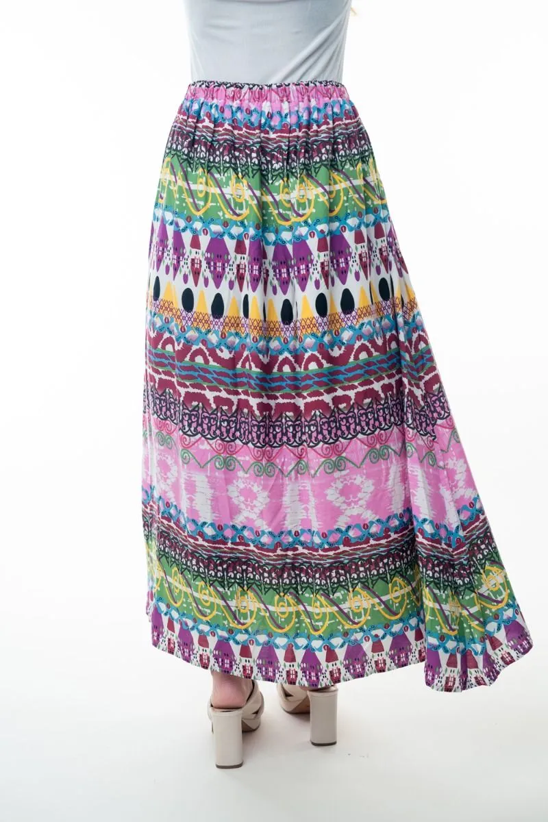 White Birch Multi Color Skirt PREORDER