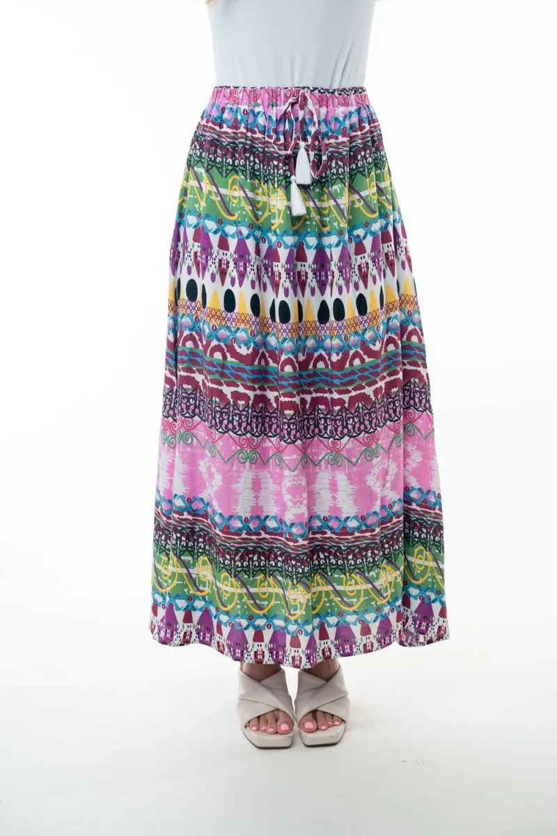 White Birch Multi Color Skirt PREORDER