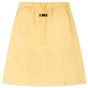 Women's Midlength Skirt - Light Tuscan